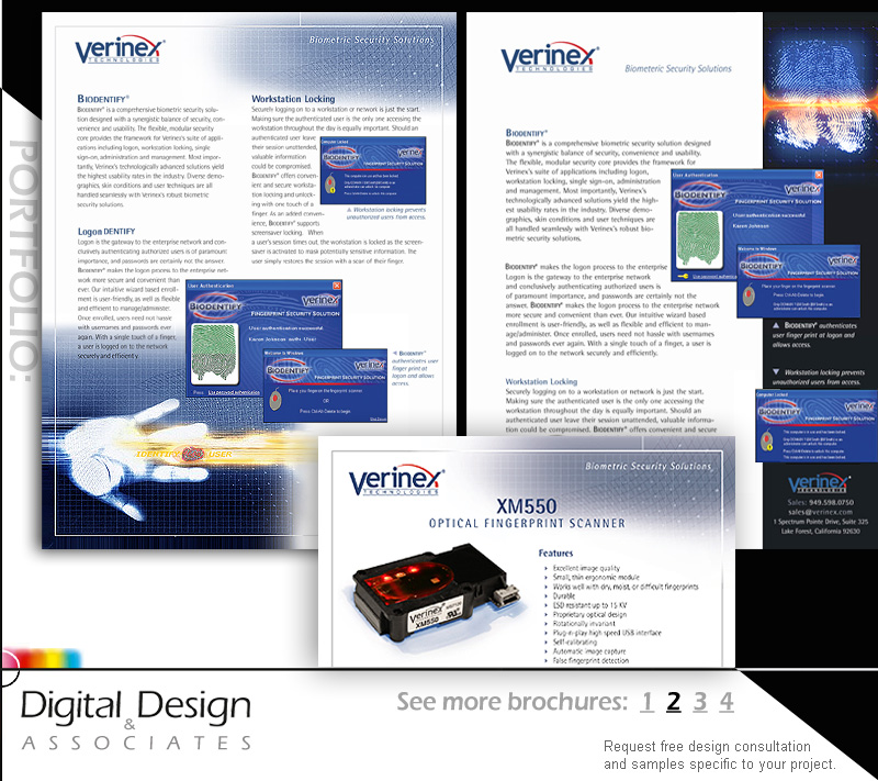 BROCHURE DESIGN - Layouts involved graphic design, image selection, text editing/proofing and offset printing coordination.