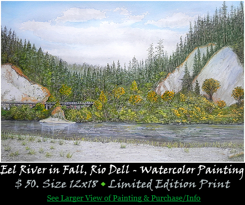 Eel River in Fall, Rio Dell