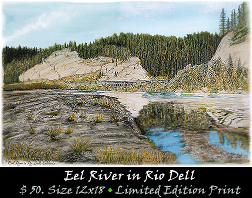Eel River in Rio Dell